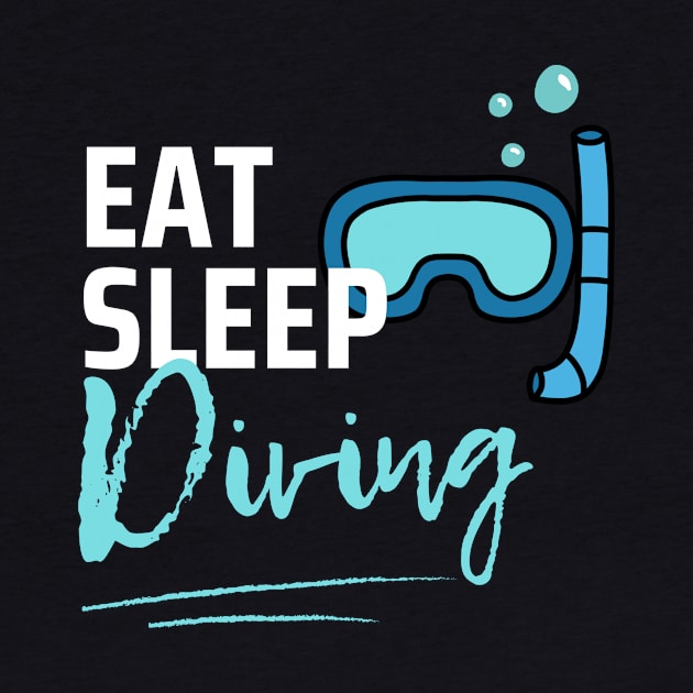 Eat Sleep Diving by Qibar Design